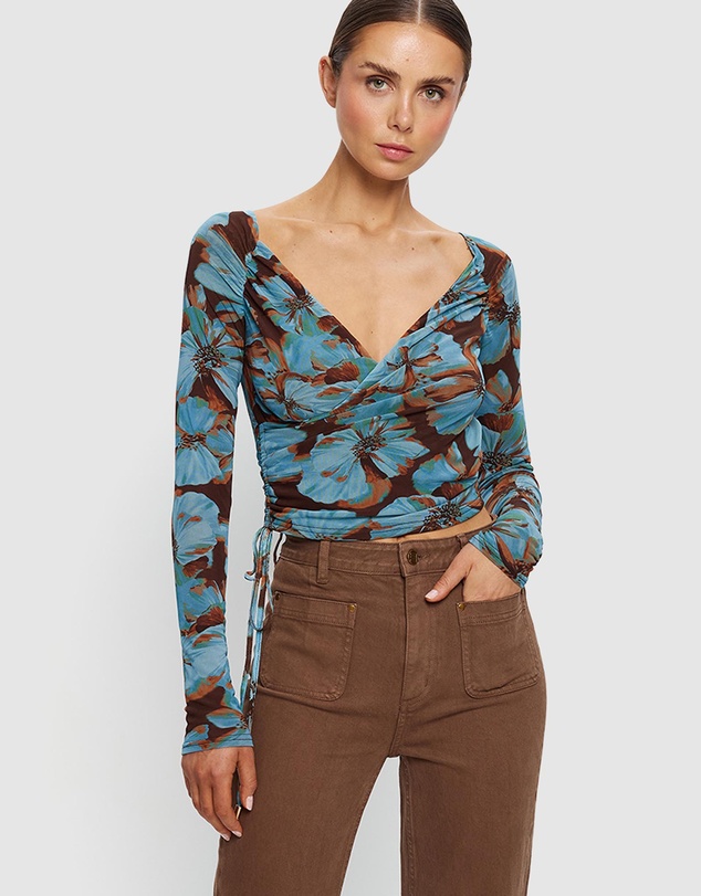 KIVARI - Nieve Mesh Top