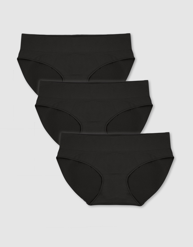 B Free Intimate Apparel - Smooth-Touch Hipster Bikini - 3 Pack