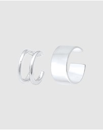 Haze & Glory - ICONIC EXCLUSIVE - Earrings Earcuff New Basic Look in 925 Sterling Silver