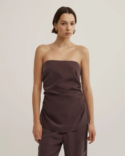 Witchery - Cupro Strapless Top