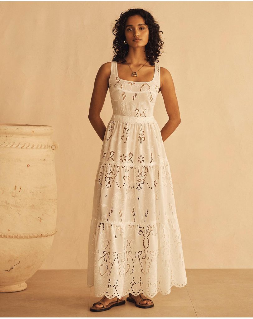 Merletti Lace Panelled Maxi Dress by AUR OCEA Online | THE ICONIC |  Australia
