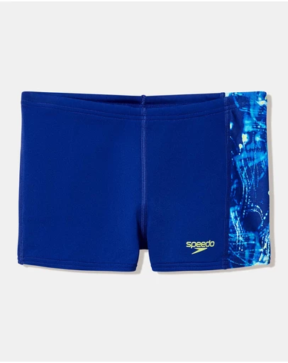 Speedo - Printed Panel Aquashorts - Kids-Teens
