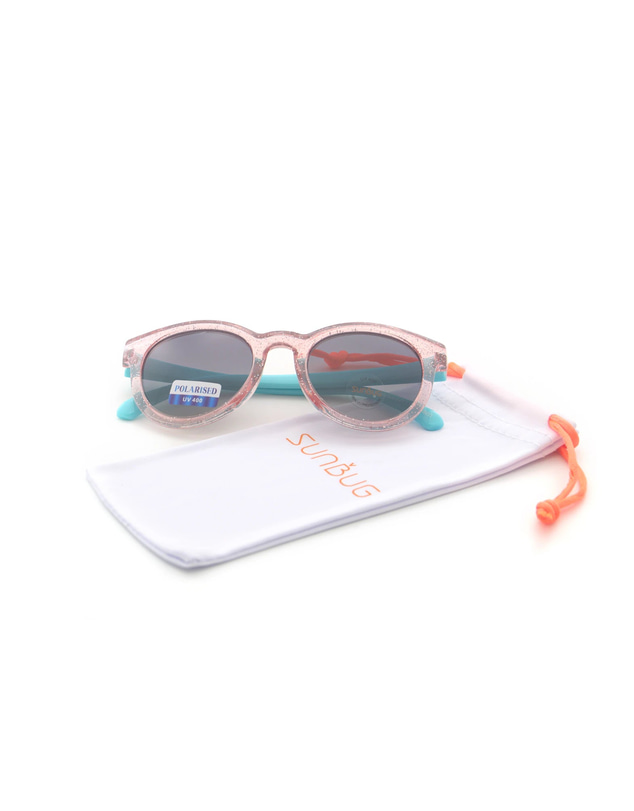 Sunbug - Sparkle Pink Phantos Polarised Sunglasses