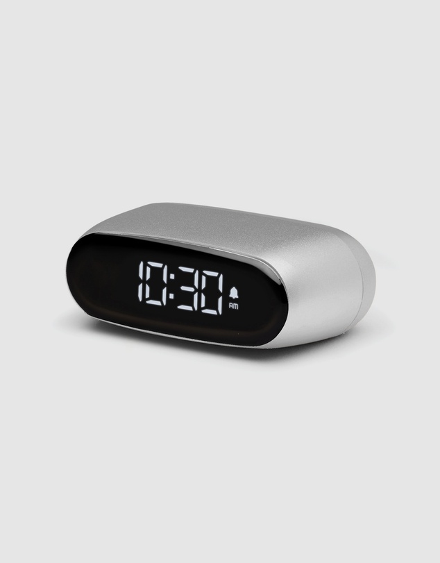 Lexon - Lexon Minut Mini Alarm Clock - Alu Polish