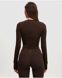 Cotton On Body Active - Active Ruched Front LS Top