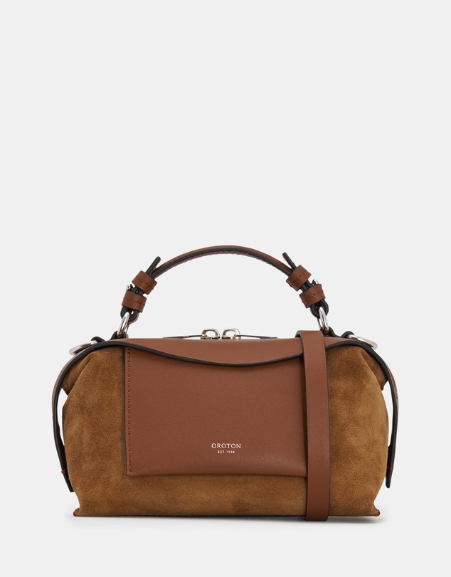 Oroton - Mica Small Bowler Suede
