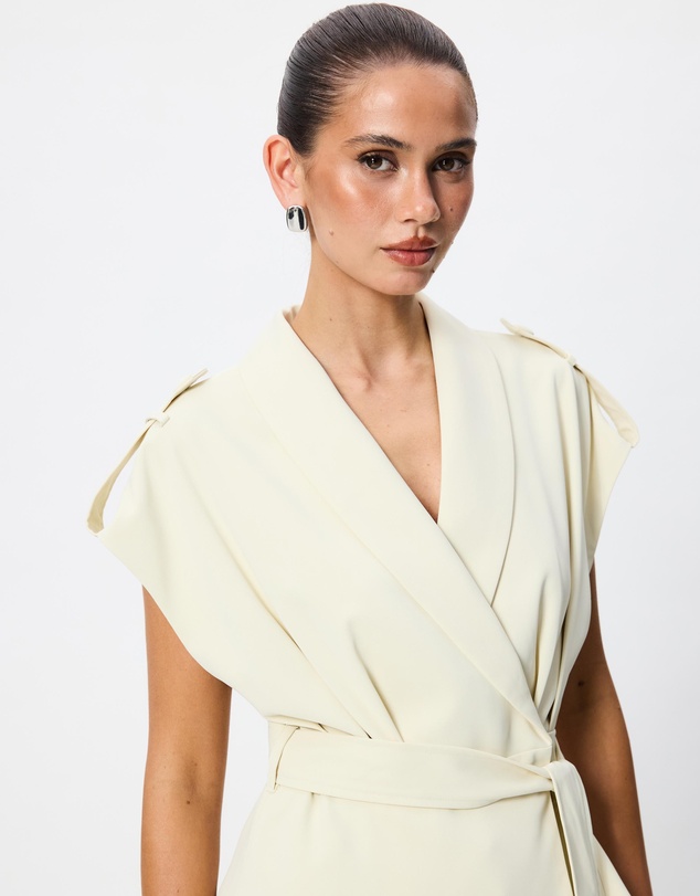 Tussah - Calista Draped Collar Jacket