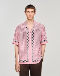 Sandro - All Over Coeur Mc Shirt