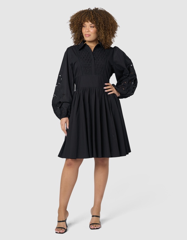 Sunday In The City - Vivian Broderie Mini Dress