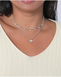 Elli Jewelry - Necklace Layer Sun 925 Sterling Silver