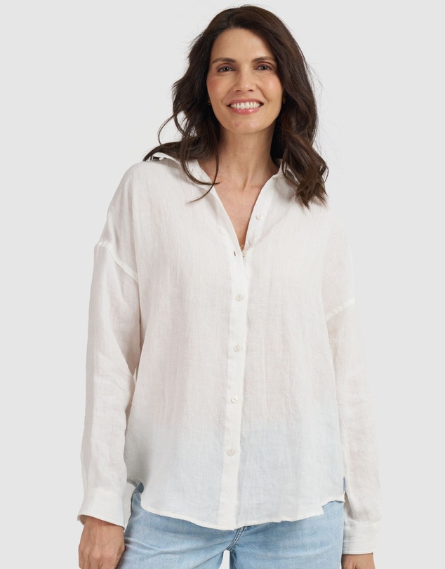 CAMIXA - Exalina Oversized Crinkle Linen Shirt