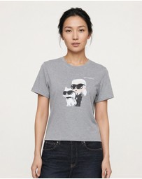 Karl Lagerfeld - Ikon Duo Aquarelle T-Shirt