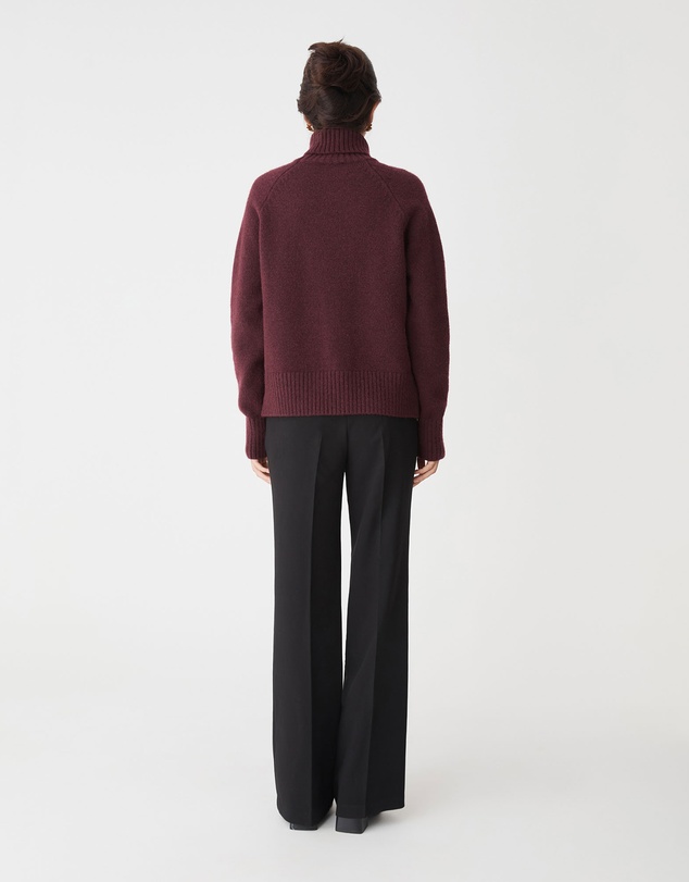 Forcast - Jada Notch Hem Turtleneck Knit