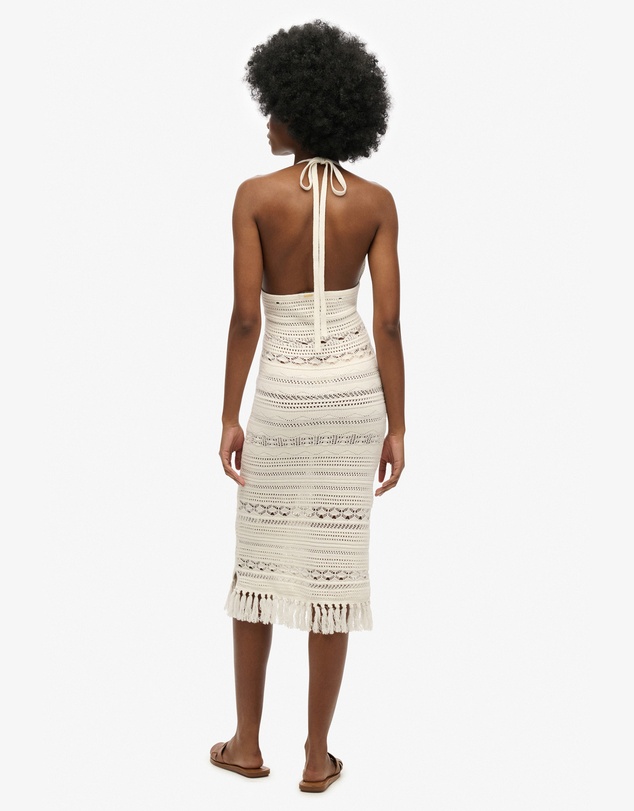 Superdry - Crochet Tassel Midi Dress