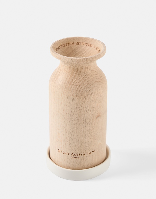 Kirri x Linen House - Wood Diffuser + Ceramic Plate