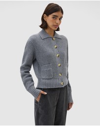 Oroton - Waffle Cardigan