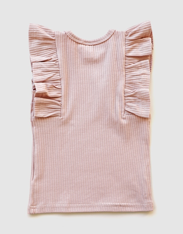 WITH LOVE FOR KIDS - Shimmy Wide Rib Tank Top - Kids