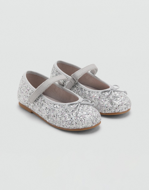 M.N.G - Glitter Ballet Shoes - Babies-Kids