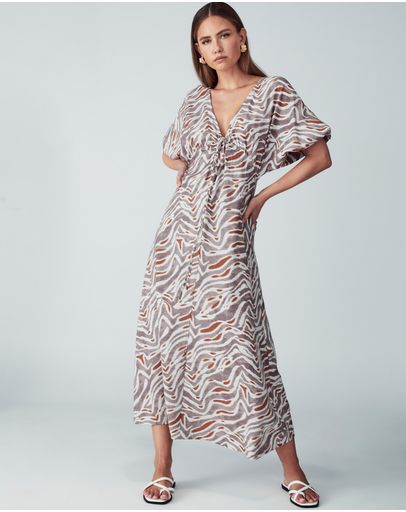 Tan Zebra Print