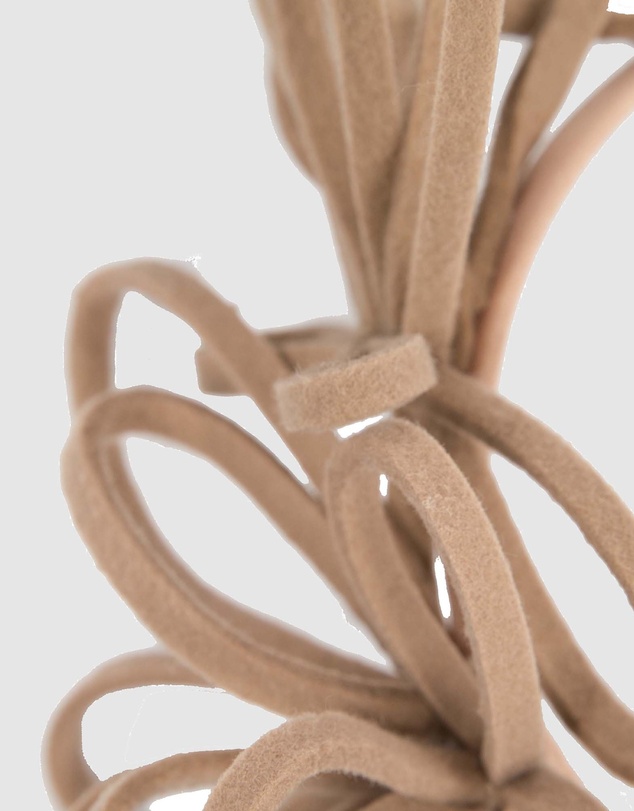 Max Alexander - Felt Beige Loops Fascinator