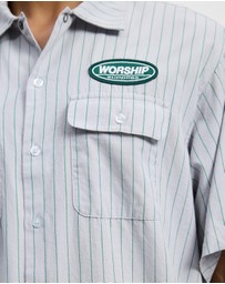 Worship - Service Stripe Short Sleeve Workshirt