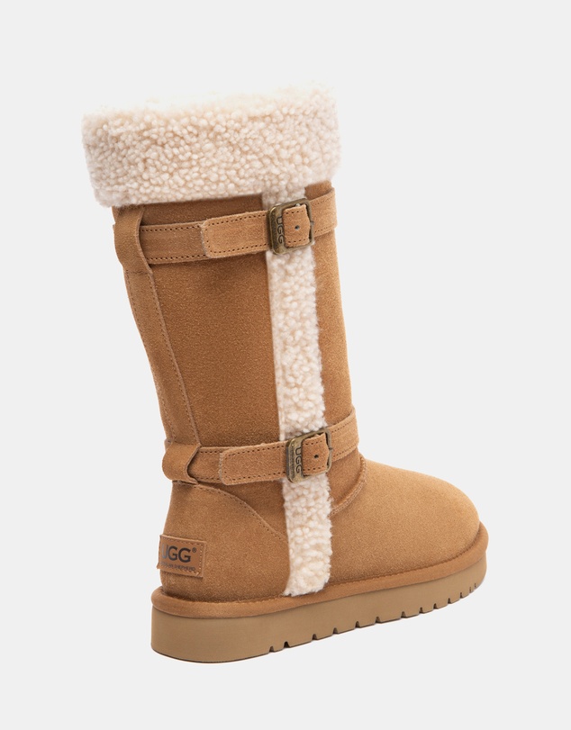 EVERAU - Australian Shepherd Ugg Tall Nordel Cow Suede Upper UGG Boots