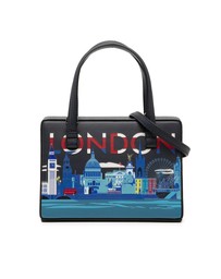 Pre-Loved by Azura Reborn - Pre-Loved Small Leather London Postal Top Handle Bag
