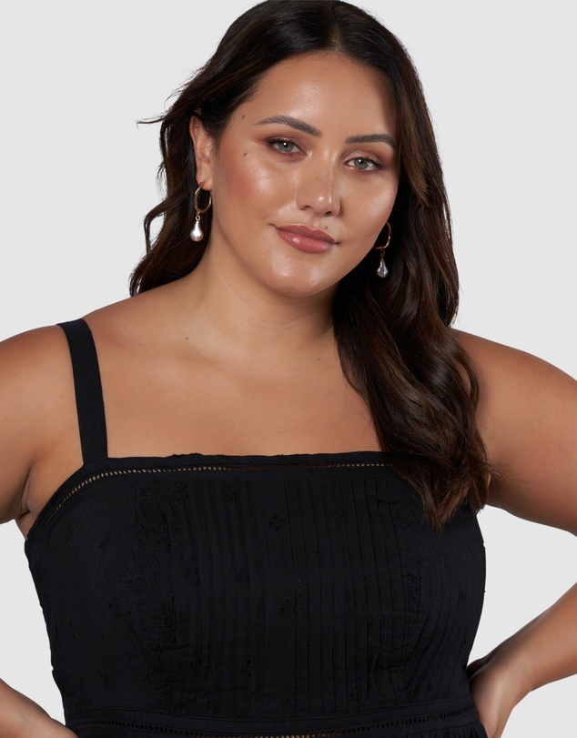 Something 4 Olivia - Brenna Broderie Midi Dress