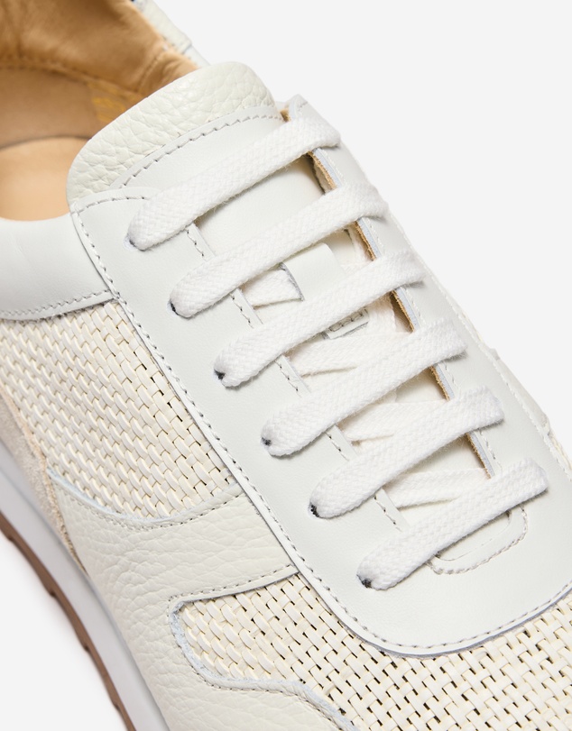 Calibre - Woven Mix Sport Sneaker Cream Combo