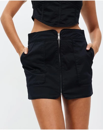 Third Form - Uniform Zip Up Skirt