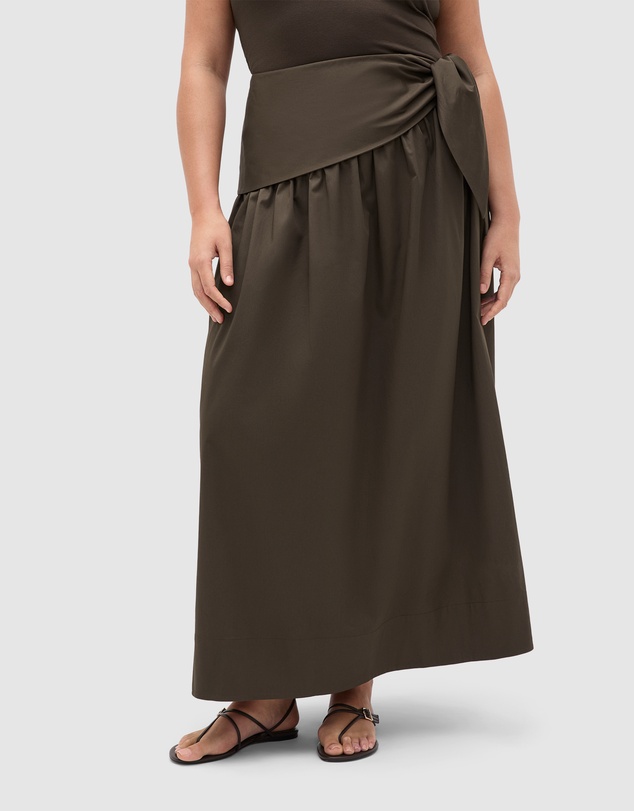 Seed Heritage - Tie Waist Midi Skirt