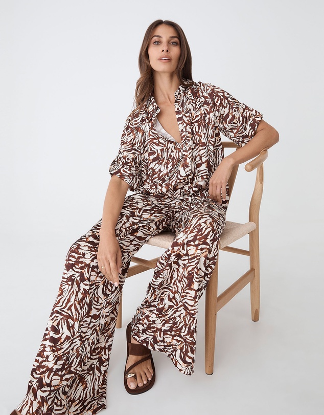 Forcast - Zuhara Drawstring Pull On Pant