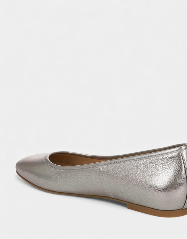 Vionic - Orinda Ballet Flat - Pewter Metallic