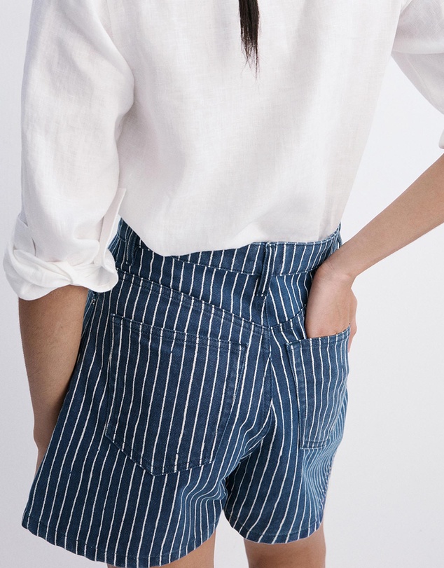 M.N.G - High-Rise Denim Shorts