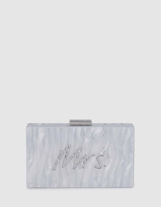 Olga Berg - MRS. Glitter Acrylic Clutch