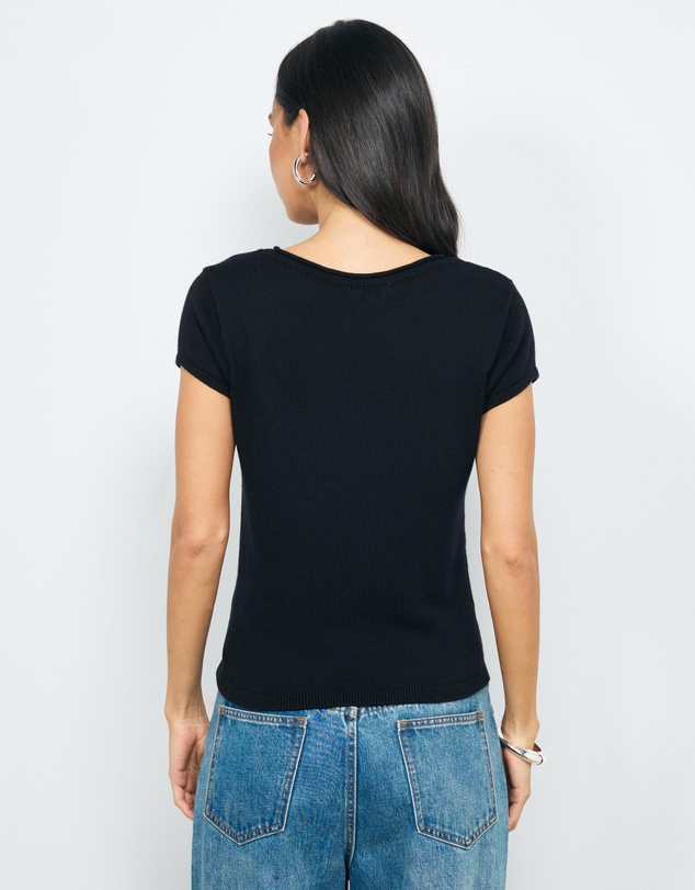 AERE - Lee Organic Cotton Knit Top
