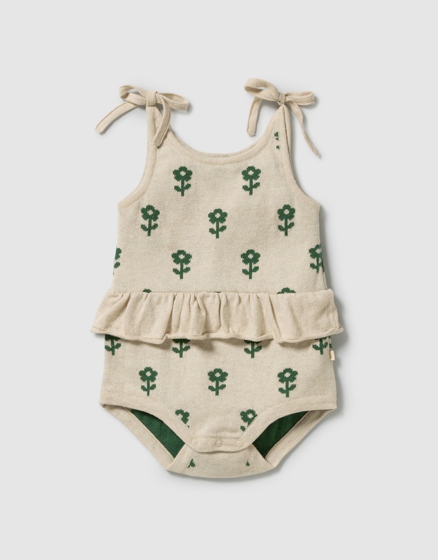 Wilson & Frenchy - Organic Knitted Jacquard Playsuit