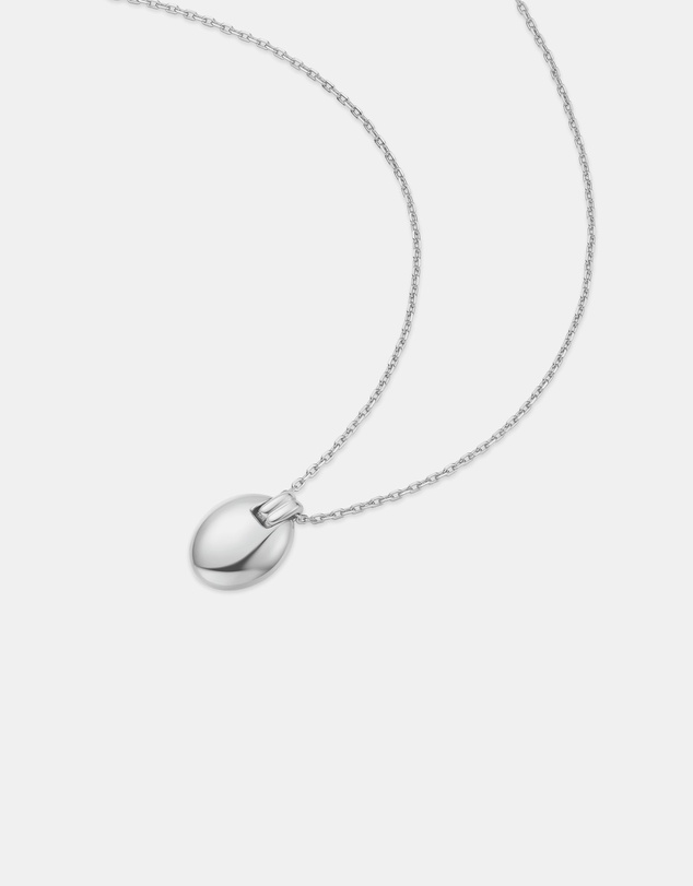 Ania Haie - Silver Oval Charm Necklace