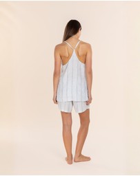 Gingerlilly - Polly Linen Cami and Short Set