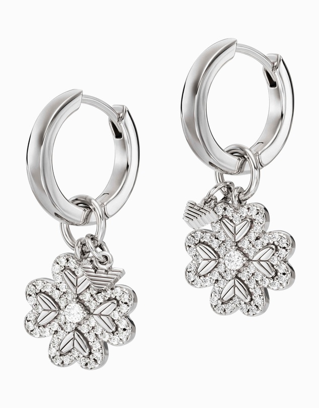 Emporio Armani - Silver Tone Earring