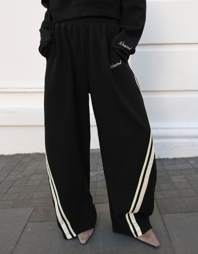 SSAINT - SŚAINT Barrel Pant Black & Butter