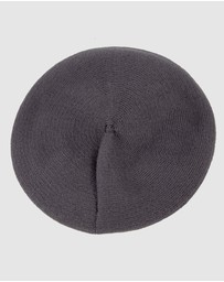 Max Alexander - European Made Dark Grey Soft Wool Beret