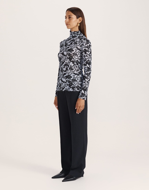SABA - Truffle Wool Long Sleeve Top