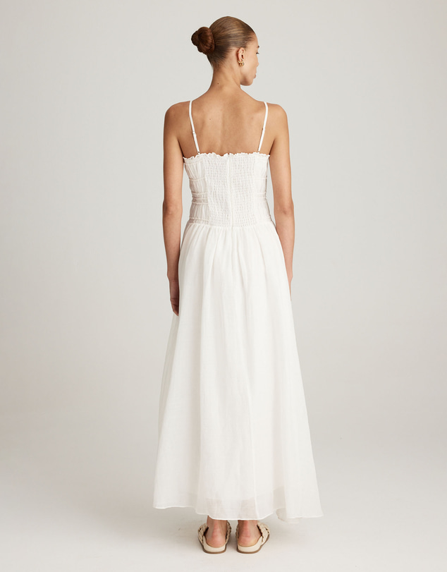Mattir - Isla Ramie Maxi White