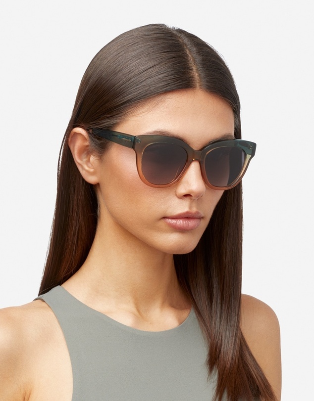 Hawkers Co - HAWKERS - Green Champagne AUDREY Sunglasses for Men and Women UV400