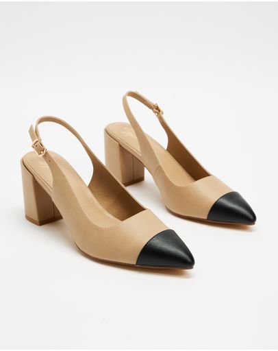 Beige & Black