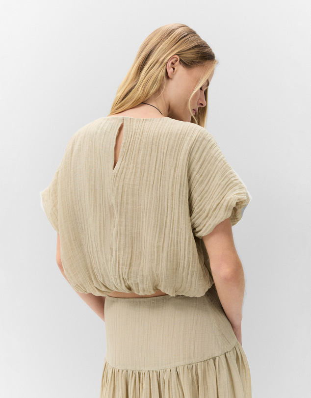 UNISON - Crinkle Bubble Top