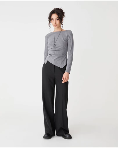 Forcast - Calia Asymmetric Knit Top