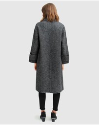 Belle & Bloom - Rumour Has It Oversized Wool Blend Coat