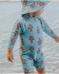 Crywolf - BABY RASH SUIT Little Lobsters